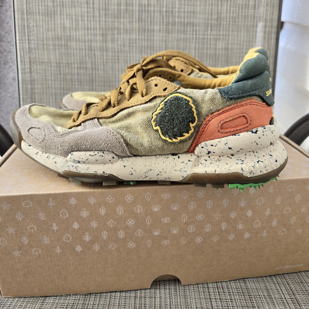 Satorisan Chacrona Linen Leaf Project Sneakers